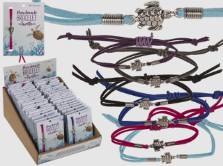 Obrázek z Náramek kožený - želva, 6dr (48) 